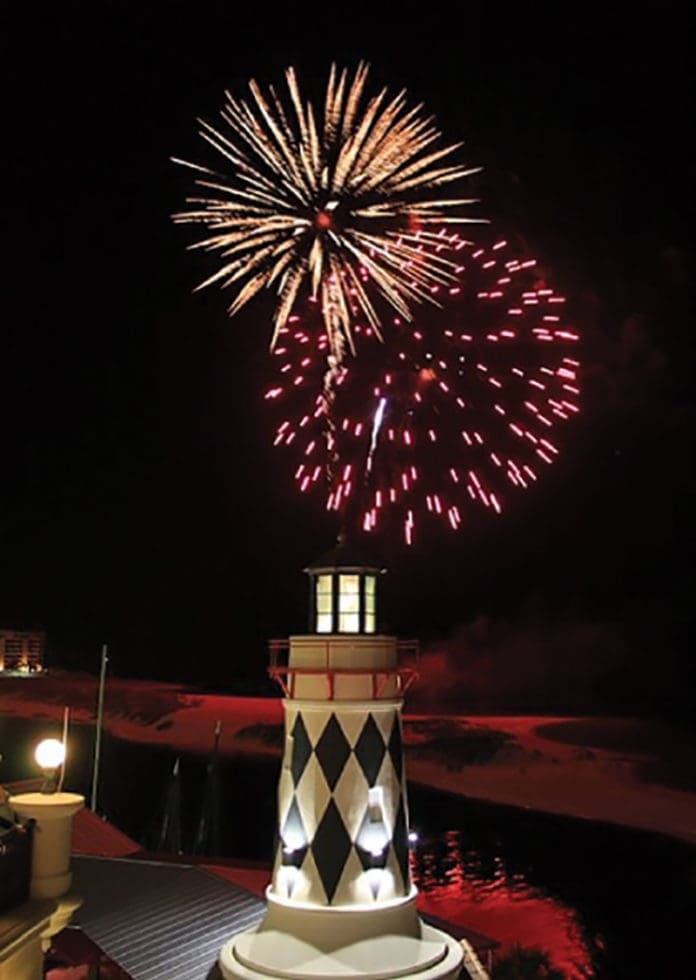 New Years Harbor Fireworks