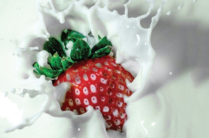 strawberry and milk