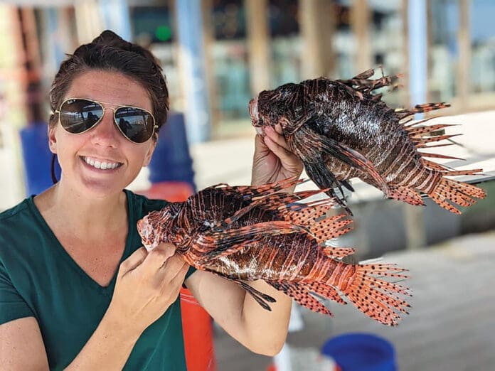 Lionfish Jessica of Coastal Resources