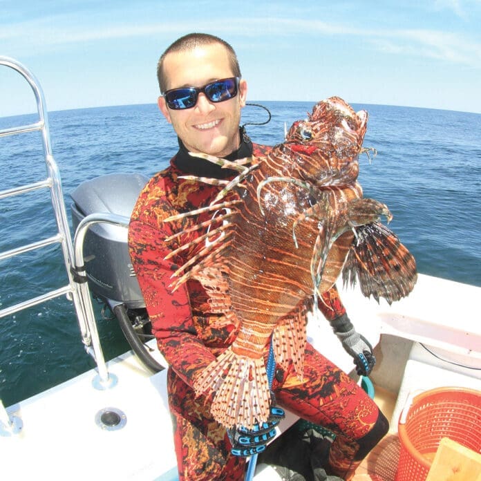 Alex Fogg lionfish