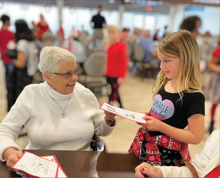 Valentines for Veterans Visit Bob Hope Village