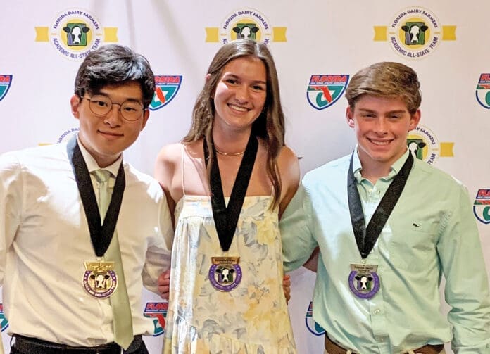 Rocky Bayou Christian School FHSAA Florida Dairy Farmers 2023 Academic All State Team Members copy