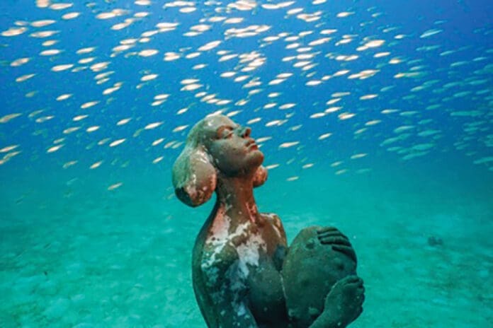 Underwater Museum of Art Statue