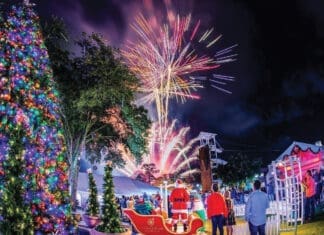 Holiday Happenings Around the Bay Baytowne Santa Arrival