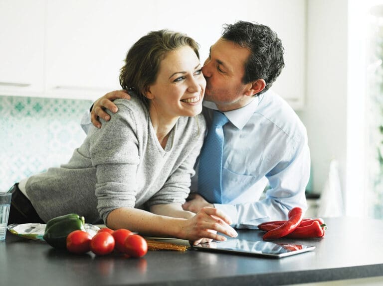 happy couple - loving feeling
