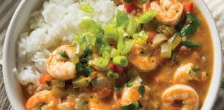 Spicy Homemade Cajun Shrimp Etouffee