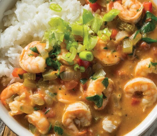 Spicy Homemade Cajun Shrimp Etouffee