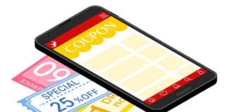 Coupons on smartphone