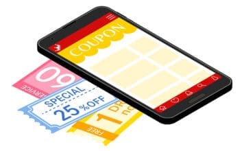 Coupons on smartphone