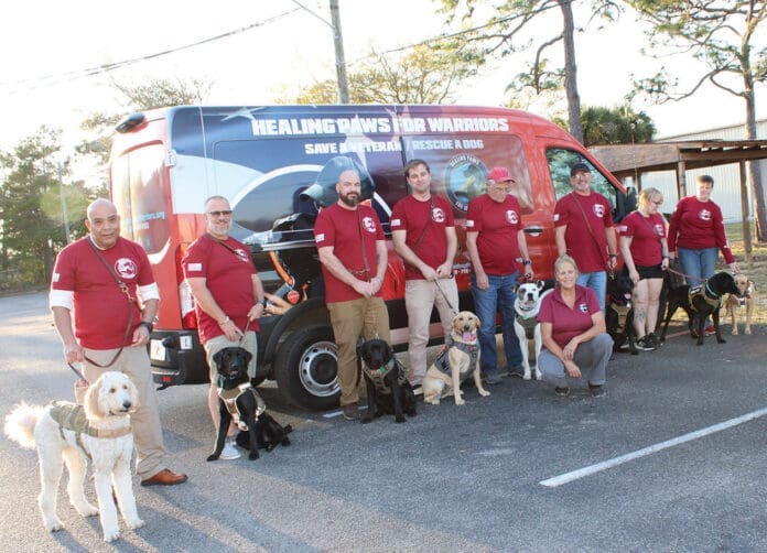 Healing Paws for Warriors Inc Training Class Group Photo Healing Paws for Warriors Inc Training Class Group Photo