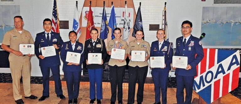 Nine Local JROTC & ROTC Cadets Earn Scholarships from the NWFMOA