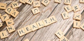 Health in scrabble letters