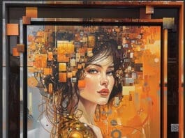 Mosaic of Memories - Abstract Portrait Clint Eagar Design