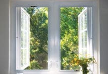 sunsplashed window