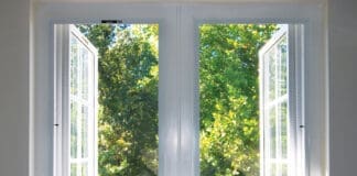 sunsplashed window