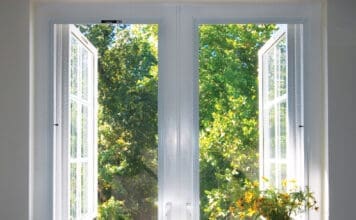 sunsplashed window