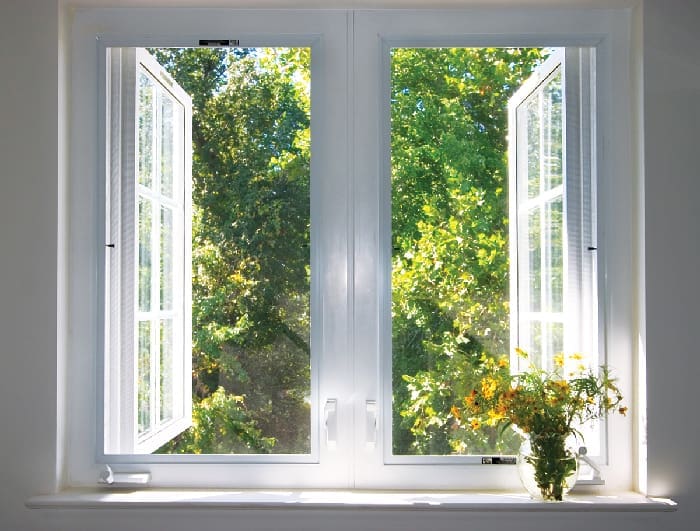 sunsplashed window