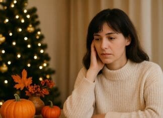 Peace Over Perfection: Caring for Your Mental Health During and After the Holidays Be Well sad at holidays