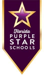 Purple Star School Banner Undated
