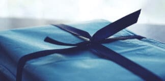 gift blue
