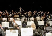 Demetrius Fuller conducting Sinfonia Gulf Coast orchestra (2)