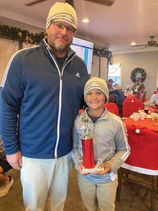 First Tee Winter Ball Dillon Bond 1st place Boys 5 11