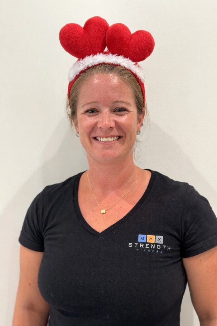 's Day smile with heart hat.