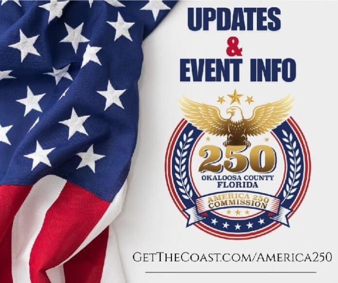 America 250 graphic