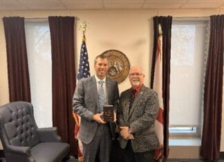 Pastor Senator Jay and Doug Aitken Bible (if use in Walton County)
