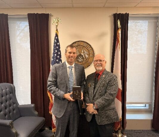 Pastor Senator Jay and Doug Aitken Bible (if use in Walton County)