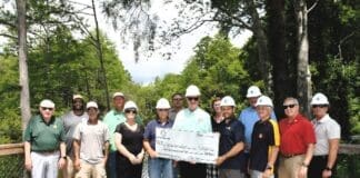 Mid Bay Rotary Donation to Niceville City Officials