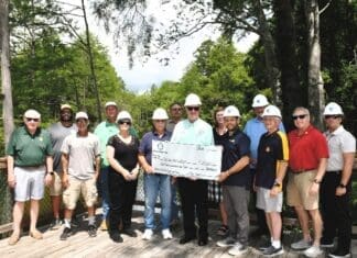 Mid Bay Rotary Donation to Niceville City Officials