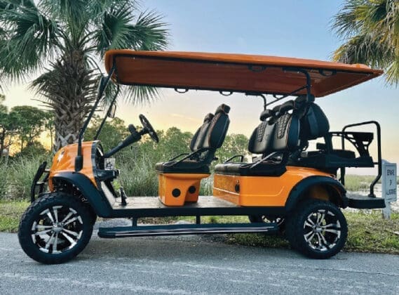 ECCO orange cart