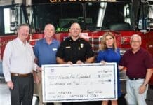 Niceville Fire Department Check Presentation Group Photo