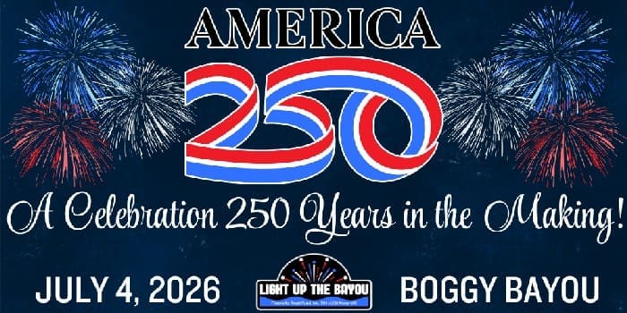 America-250-Light-Up-The-Bayou-banner-1 America 250 Light Up The Bayou banner 1