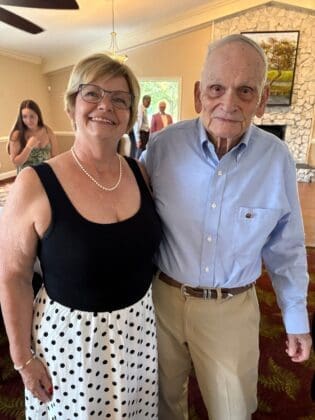 BB 2 First President Bert Melnick and Thirty Fourth President Valerie Holmes