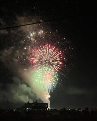 Fireworks from Church on Bayshore